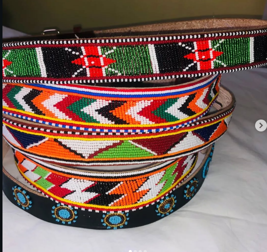 masai beaded Belts